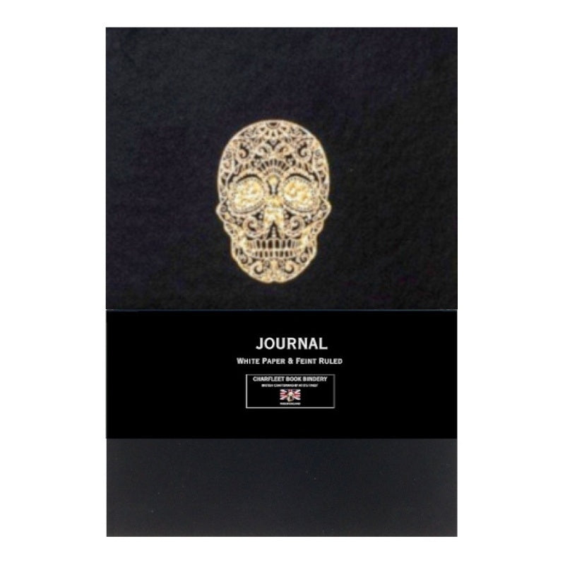 A5 Skull Notebooks Charfleet Book Bindery NB86SKL