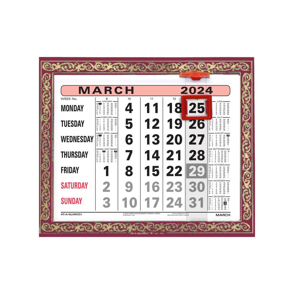805 |  Monthly Calendar