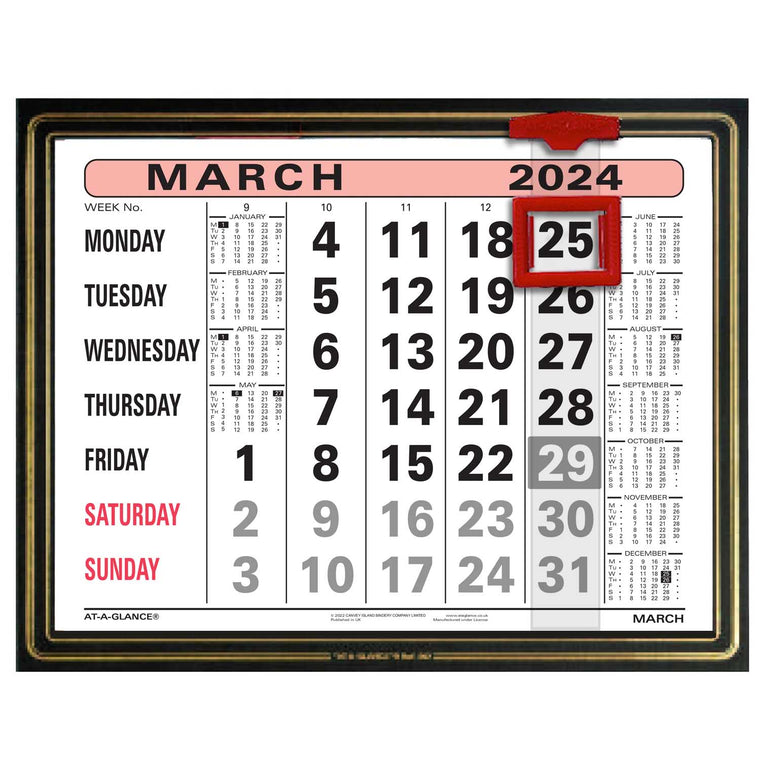 807 |  Monthly Calendar