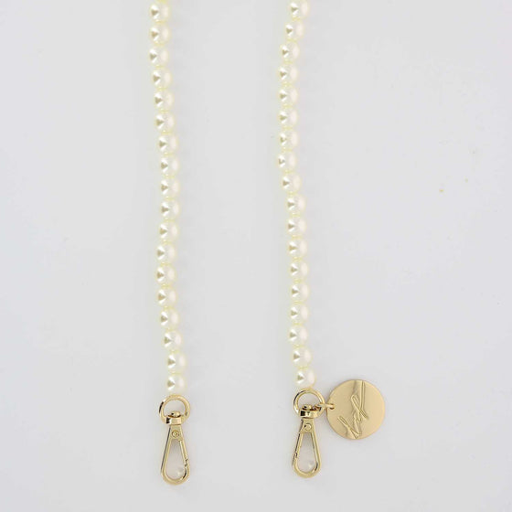 LA COQUE FRANCAISE Gold, Silver & Pearls Phone Chain