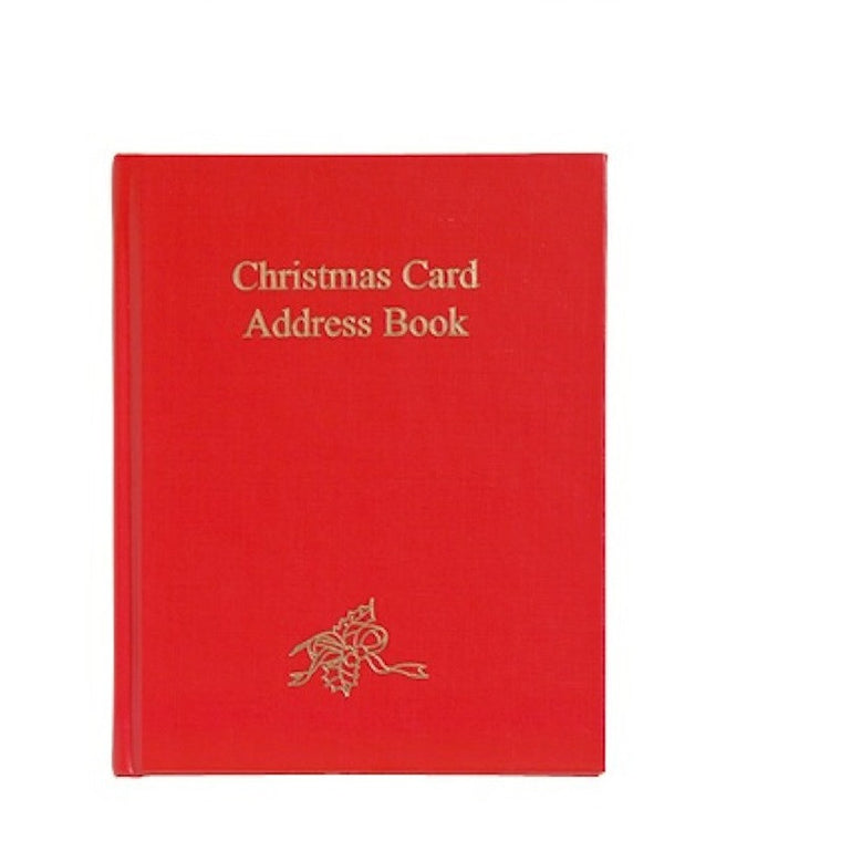CC86B Christmas Card Address Book