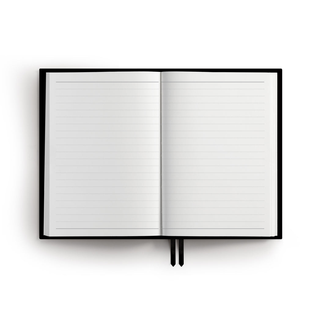 NB86COL | A5 Case Bound Notebook in Black