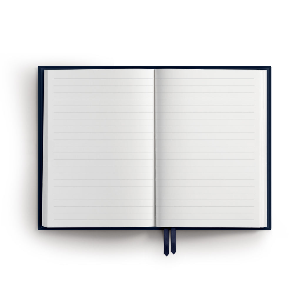 NB86COL | A5 Case Bound Notebook in Navy