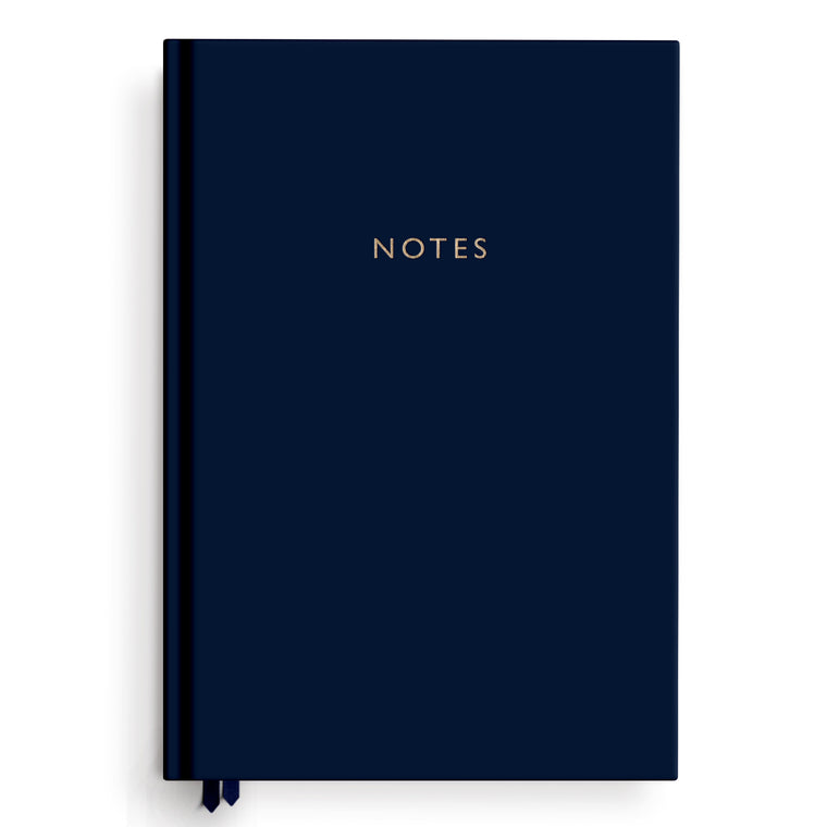 NB86COL-Navy A5 Case Bound Notebook - Classic Navy