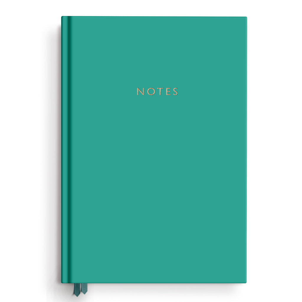 NB86COL | A5 Case Bound Notebook in Teal
