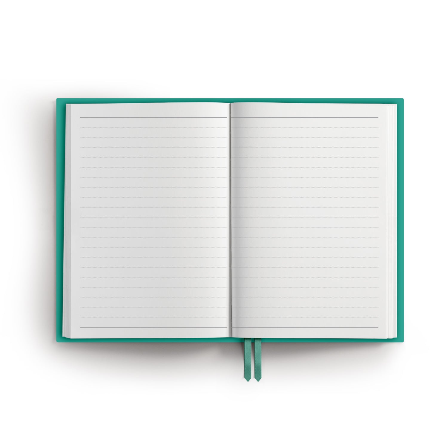 NB86COL | A5 Case Bound Notebook in Teal