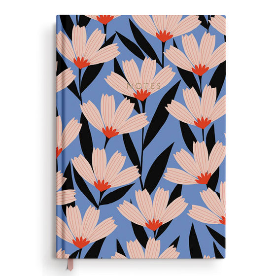NB86FLO-FLO A5 Case Bound Notebook - Floral