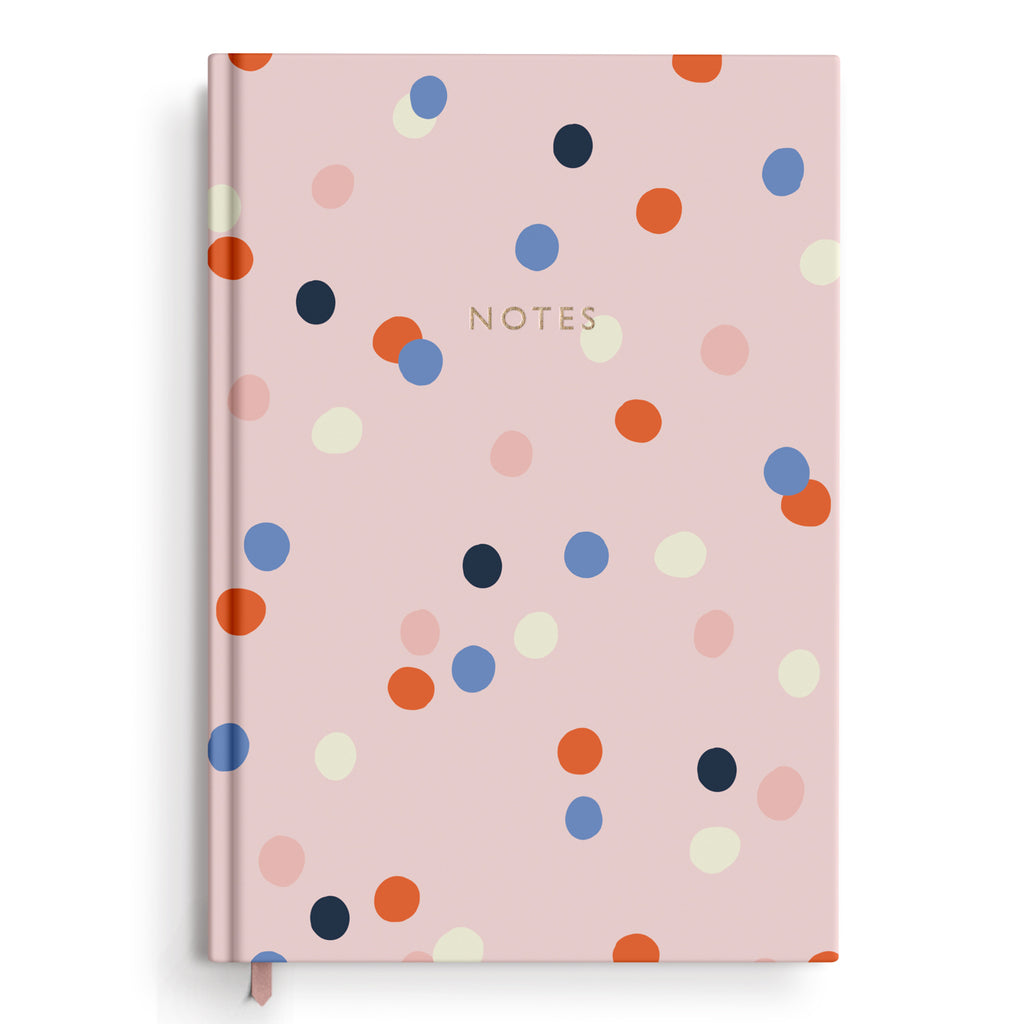 NB86FLO-DOT | Flourish Painterly Dots A5 Casebound Notebook