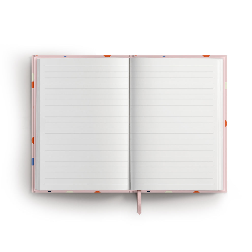 NB86FLO-DOT | Flourish Painterly Dots A5 Casebound Notebook