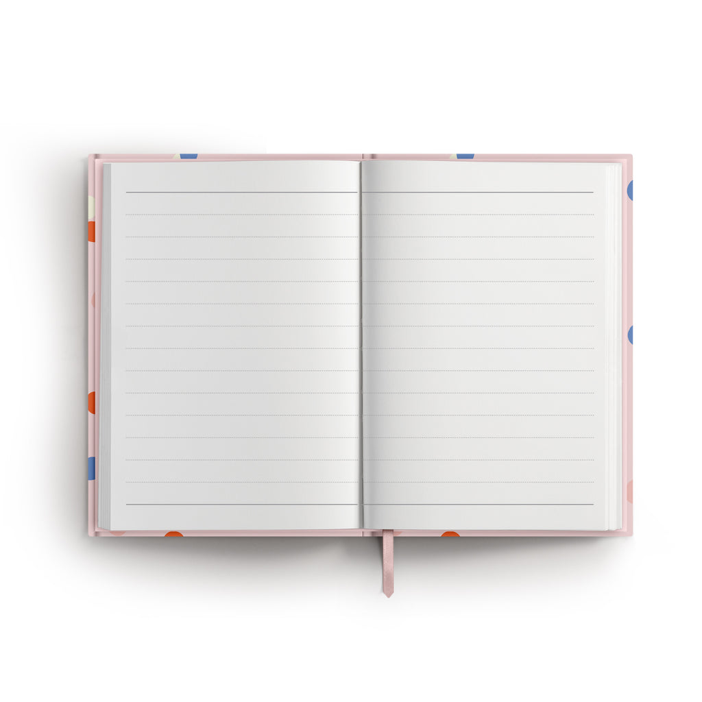 NB64FLO-DOTA6 Case Bound Notebook - Painterly Dots PRE ORDER
