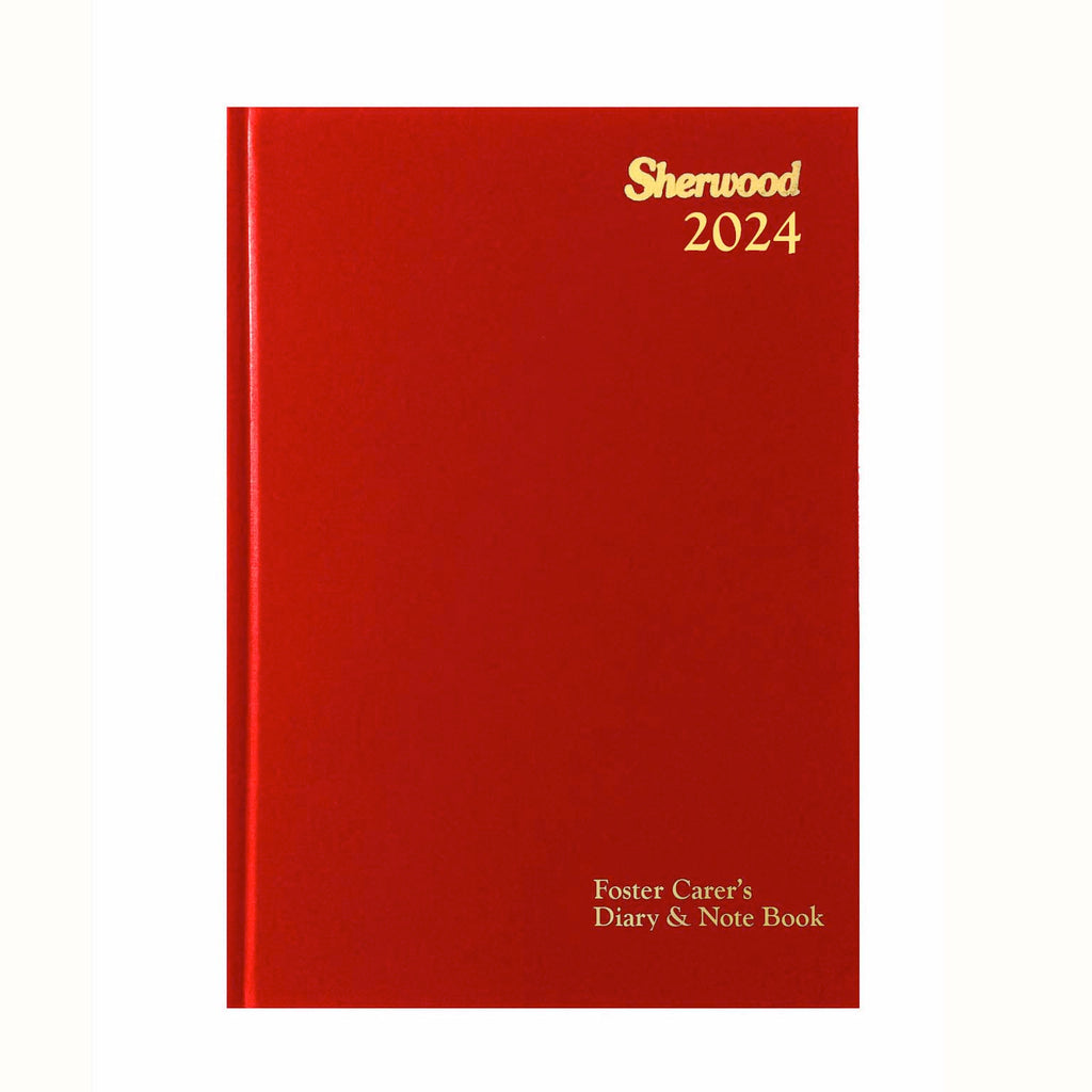 CODE K A5 Week-to-view Foster Carer's Diary & Notebook 2024