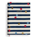 NB86HEN-STR | Henley Stripe A5 Case Bound Notebook