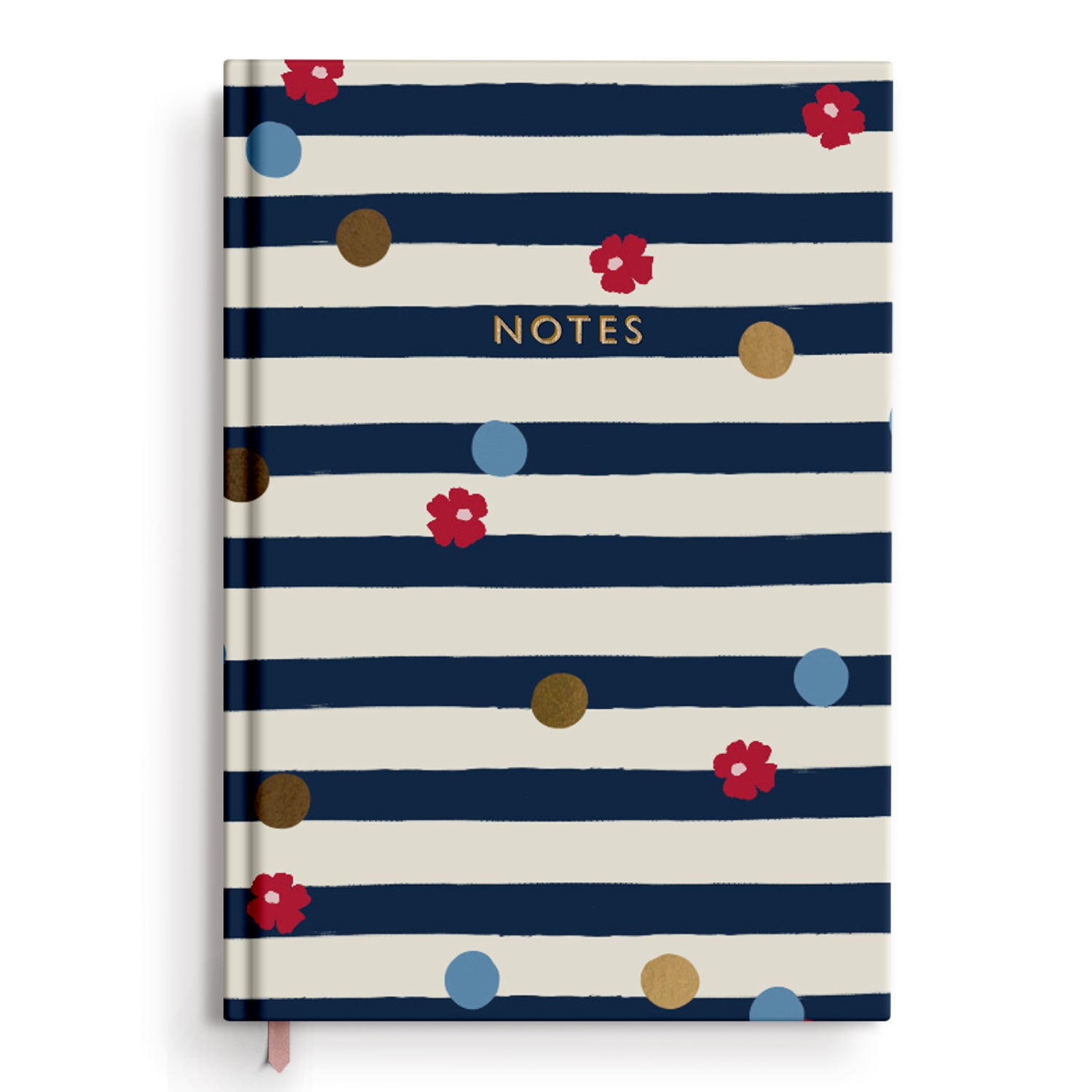 NB86HEN-STR | Henley Stripe A5 Case Bound Notebook