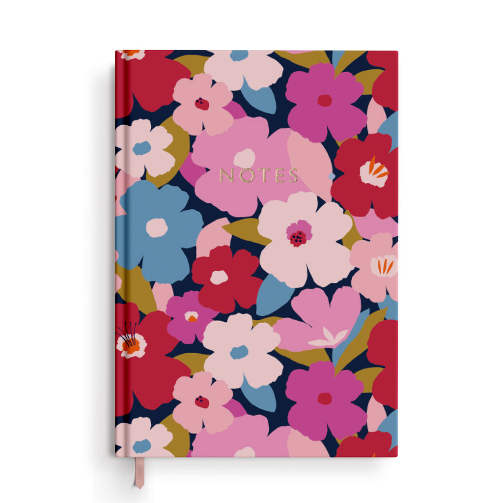 NB64HEN-FLO A6 Case bound Notebook -  Floral PRE ORDER
