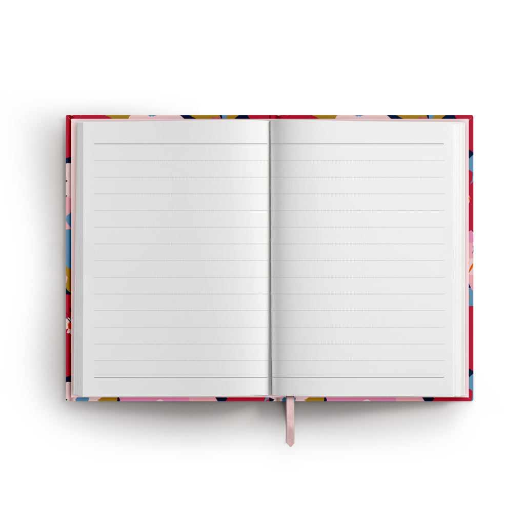 NB64HEN-FLO A6 Case bound Notebook -  Floral PRE ORDER