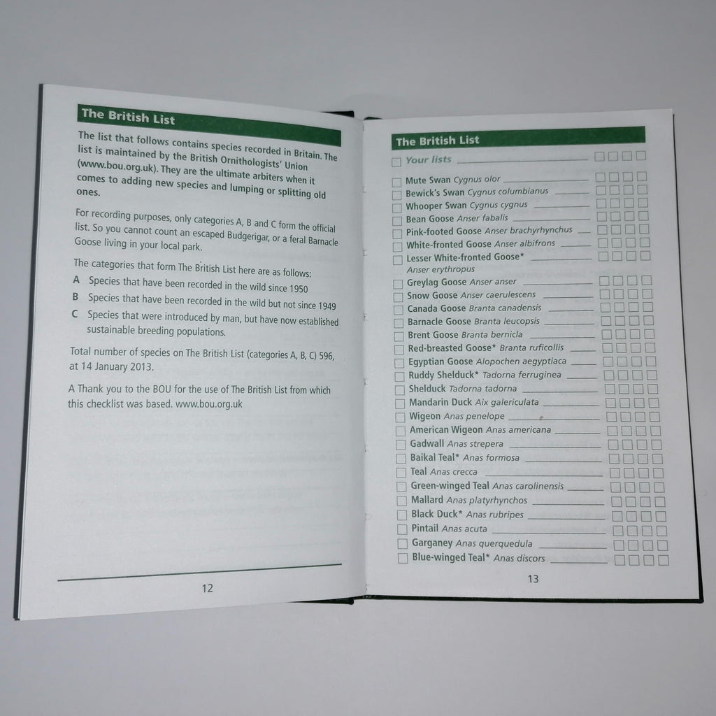 BPL | Birder's Pocket Logbook