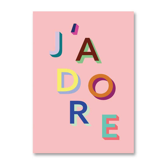 A5 J'adore Notebook