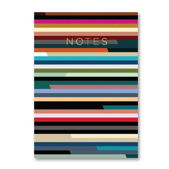 A5 Stripes Notebook