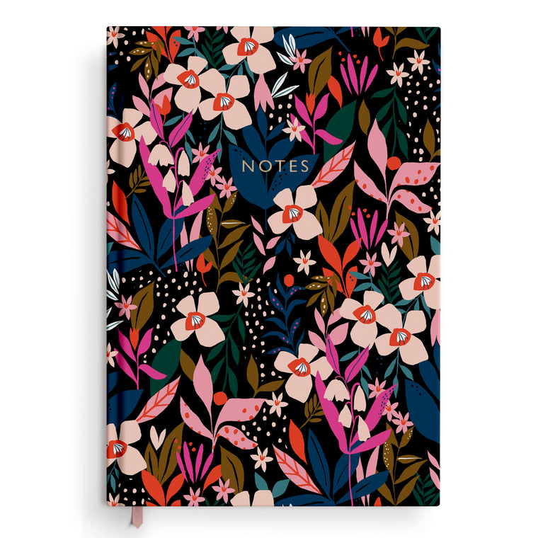 SGA5NBFL22 A5 Case Bound Notebook - Floral PRE ORDER