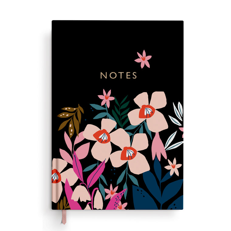 SGA6NBFL22 A6 Case Bound Notebook - Floral PRE ORDER