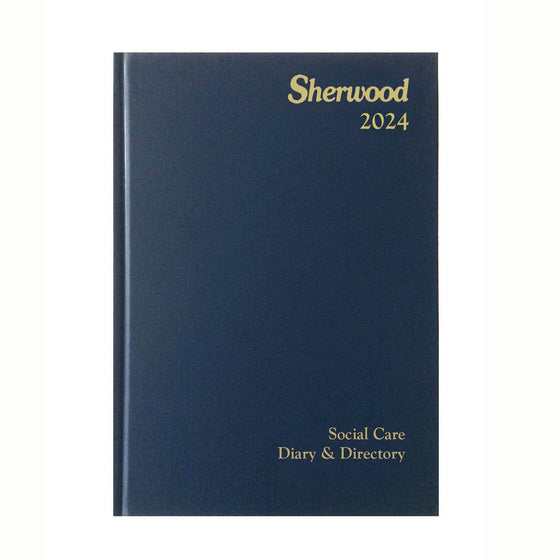 CODE B A5 Day-to-page Social Care Diary & Directory 2024