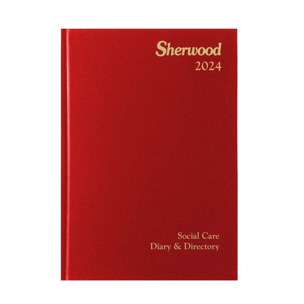 CODE B A5 Day-to-page Social Care Diary & Directory 2024